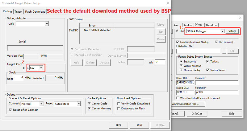 Configuring the Download Mode