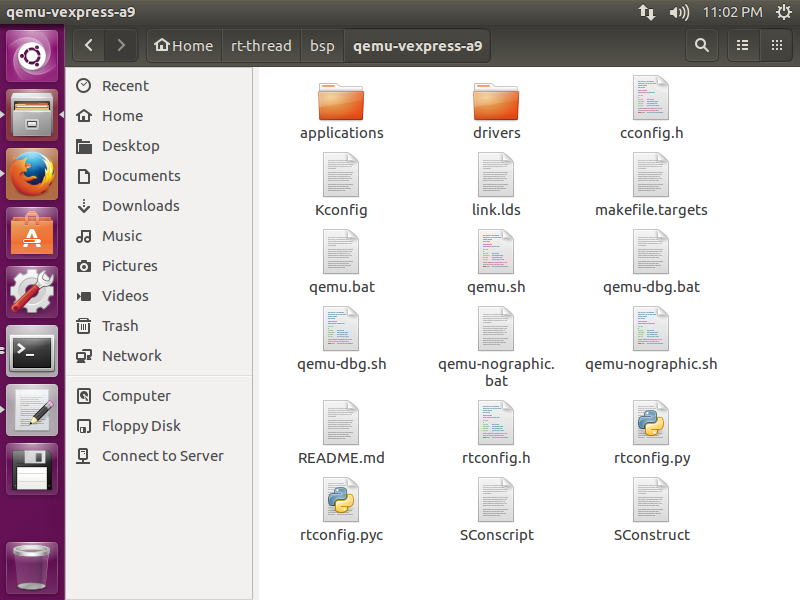 qemu-vexpress-a9 folder