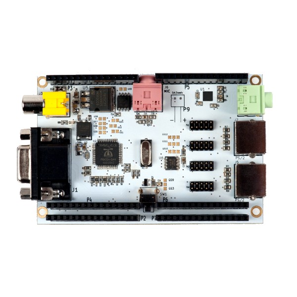 VGA Output, PS/2 Input, Audio Output