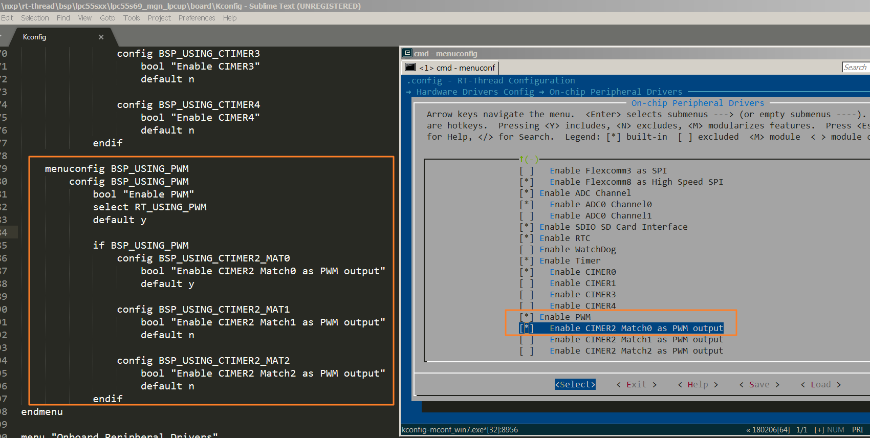 pwm Kconfig 配置