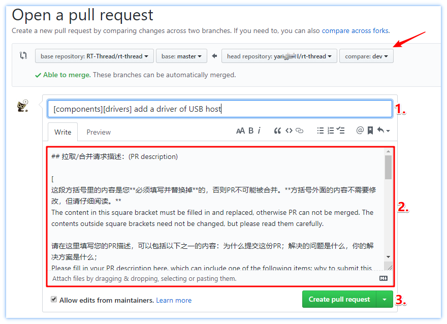 Create a Pull Request